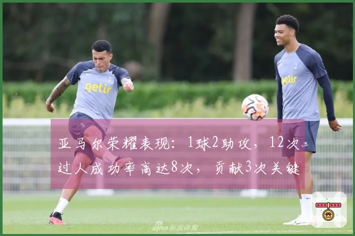 亚马尔荣耀表现：1球2助攻，12次过人成功率高达8次，贡献3次关键传球